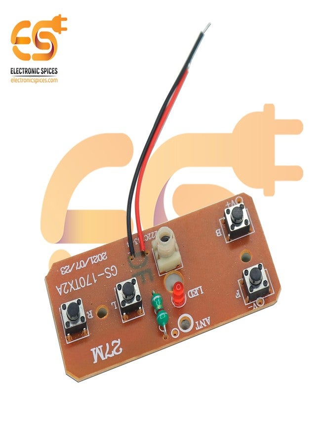 إلكترونيك سبايسس لوحة تحكم عن بعد إلكترونية من نوع Electronic Spices بتردد 27 ميجاهرتز و4 قنوات، مزودة بجهاز إرسال واستقبال لاسلكي، بالإضافة إلى هوائي، مناسبة لسيارات الألعاب. - Image 5